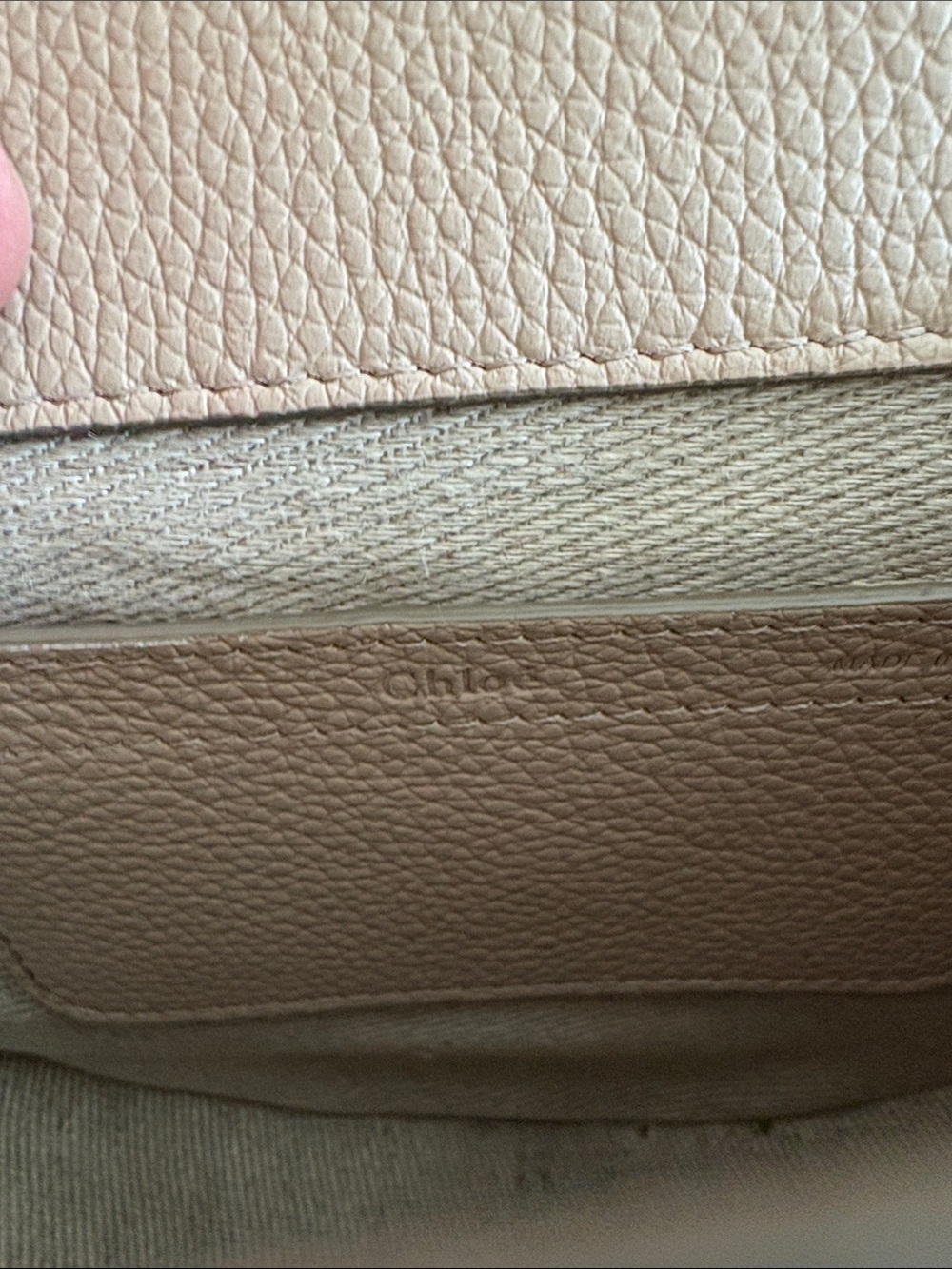 Chloe Small Marcie Crossbody Bag in Taupe - Picture 13 of 14